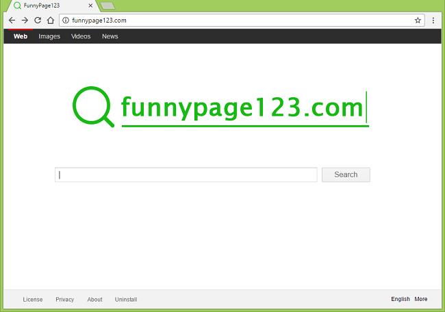 How to stop http://funnypage123.com homepage from appearing on browsers