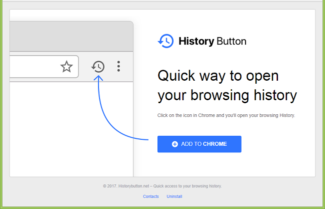How to remove History Button (“This extension is managed and cannot be removed or disabled.”