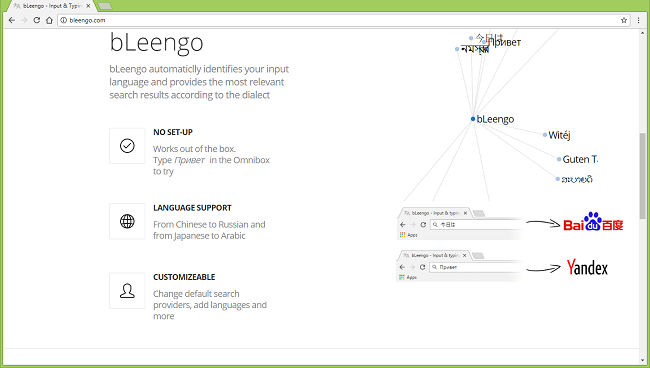 How to stop bLeengo search redirects