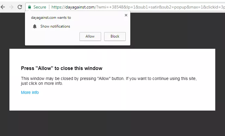 Delete https://Dayagainst.com, inm3.Dayagainst.com, remove Dayagainst.com, fbur.Dayagainst.com, jtv9.Dayagainst.com, gpkv.Dayagainst.com, r75w.Dayagainst.com virus notifications