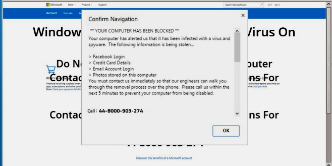 how to get virus off computer microsoft scam