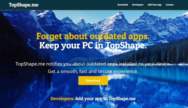 Delete TopShape.me, TopShape app
