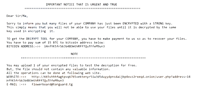 How to remove TFlower ransomware