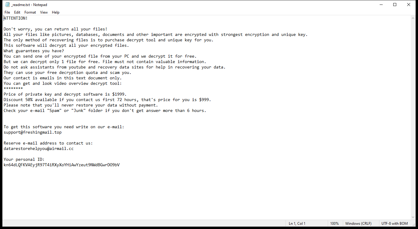 paaa ransomware ransom note